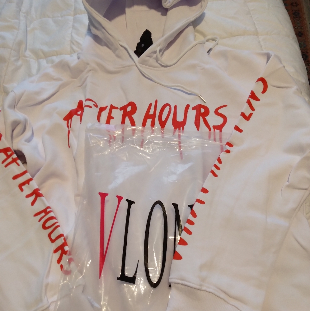 Vlone hoodie afterhours no pockets